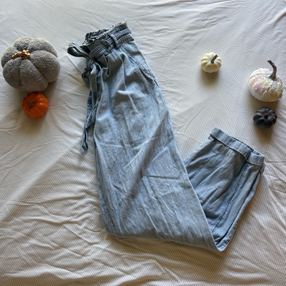 American Eagle Light Blue Denim Shorts